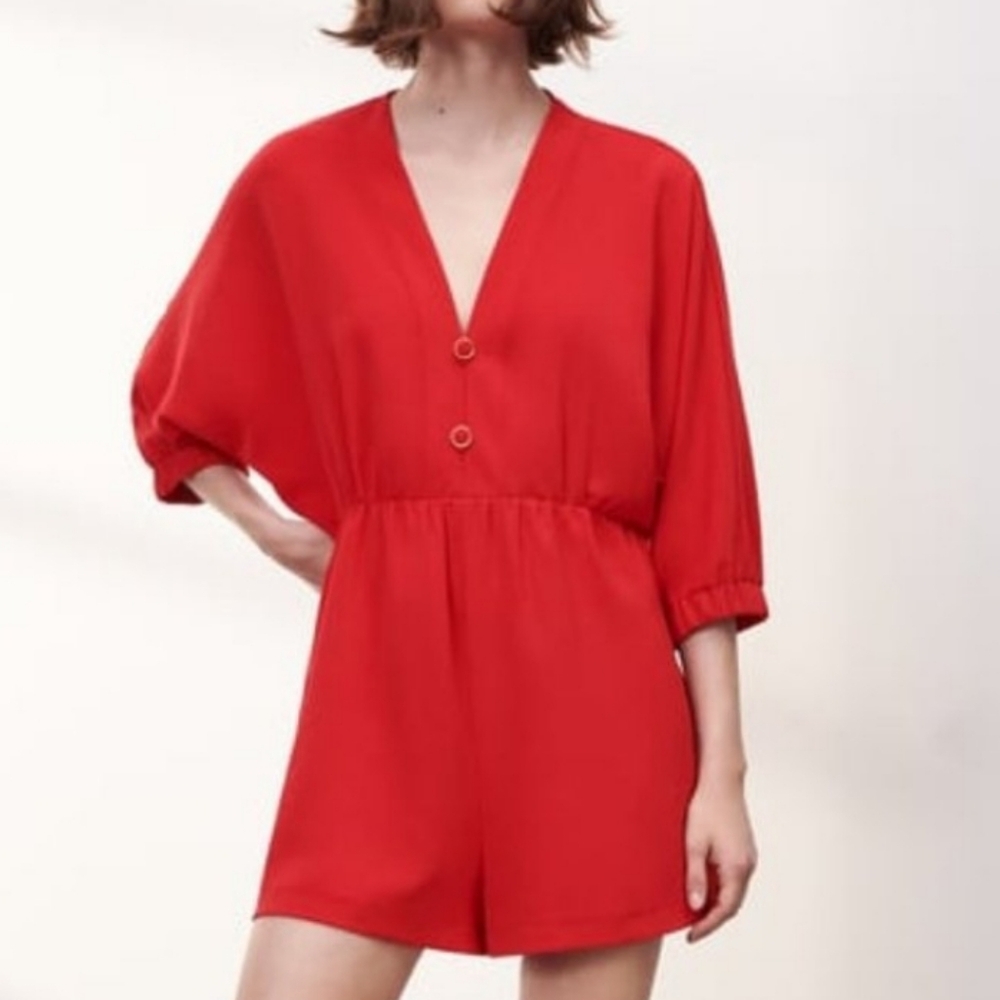 Zara Red Romper